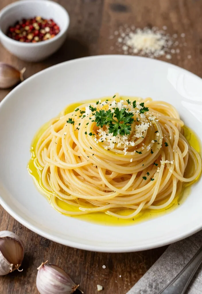 20 Easy Healthy Dinner Recipes for Family (Budget Friendly Guide) - 7. Spaghetti Aglio e Olio 1