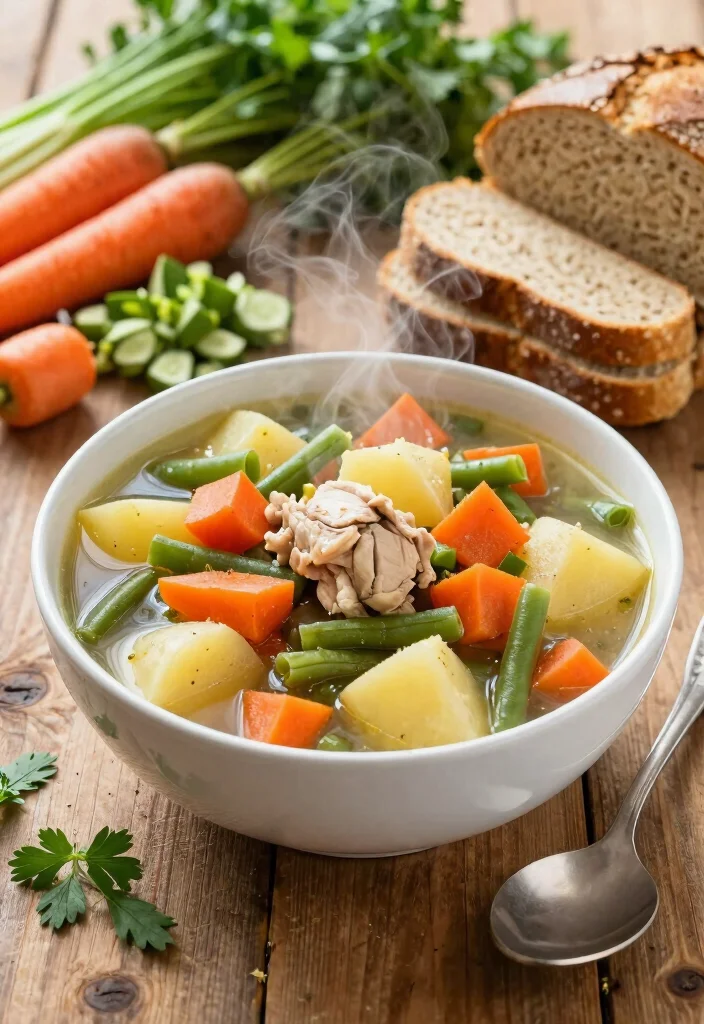 20 Family Freezer Meals Crock Pot Recipes (Prep Once, Eat All Month) - 1. Savory Chicken and Vegetable Stew 1