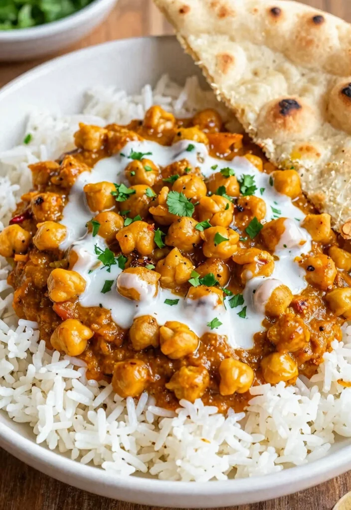 20 Family Freezer Meals Crock Pot Recipes (Prep Once, Eat All Month) - 10. Spicy Chickpea Curry 1