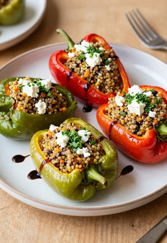 20 Family Freezer Meals Crock Pot Recipes (Prep Once, Eat All Month) - 11. Mediterranean Stuffed Peppers 1