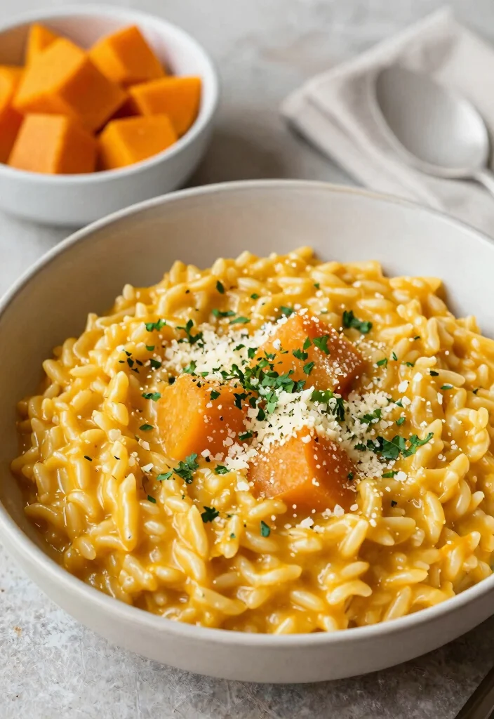 20 Family Freezer Meals Crock Pot Recipes (Prep Once, Eat All Month) - 13. Butternut Squash Risotto 1