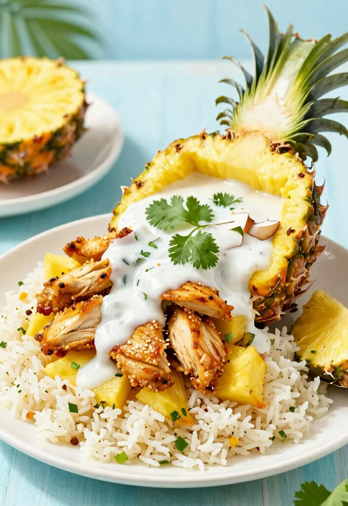20 Family Freezer Meals Crock Pot Recipes (Prep Once, Eat All Month) - 15. Pineapple Coconut Chicken 1