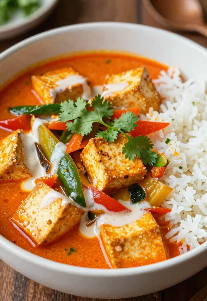 20 Family Freezer Meals Crock Pot Recipes (Prep Once, Eat All Month) - 20. Thai Red Curry with Tofu 1