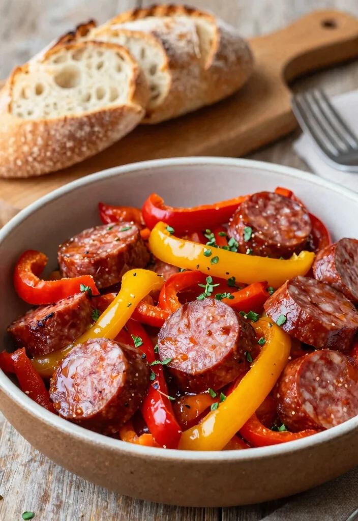 20 Family Freezer Meals Crock Pot Recipes (Prep Once, Eat All Month) - 5. Italian Sausage and Peppers 1
