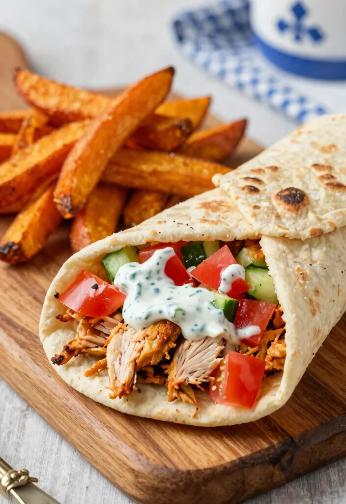 20 Family Freezer Meals Crock Pot Recipes (Prep Once, Eat All Month) - 8. Greek Chicken Gyros 1