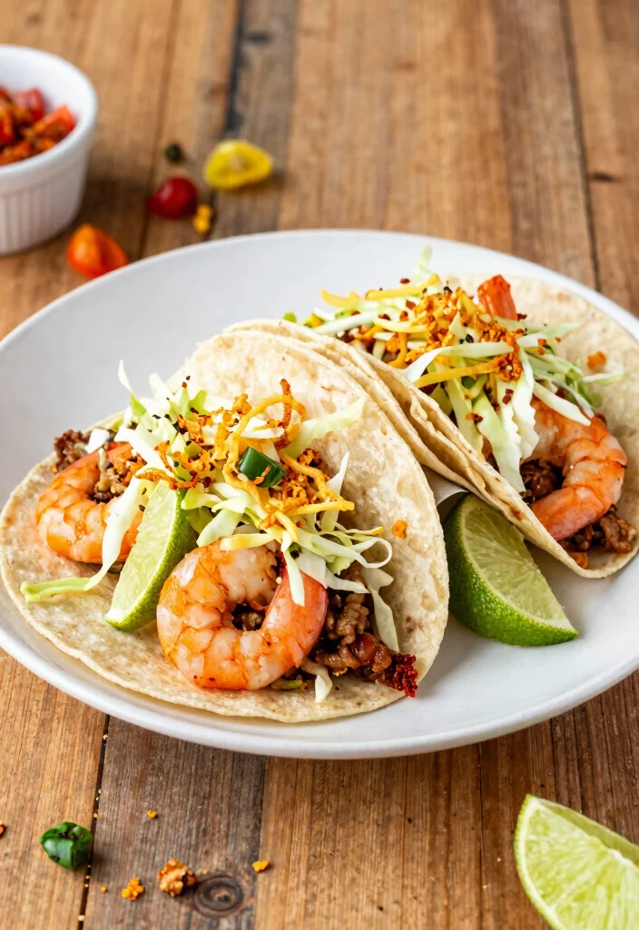 20 Family Prep Meals for the Week Guide (Menu + List) - 10. Shrimp Tacos with Cabbage Slaw 1