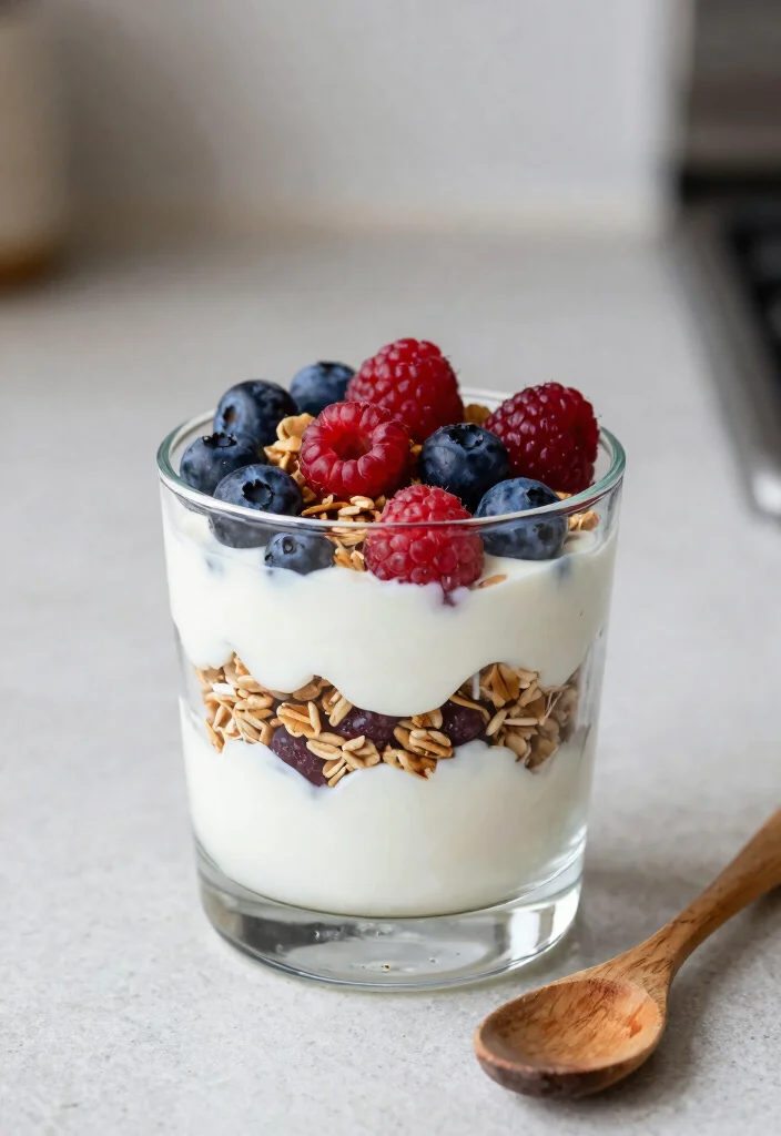 20 Family Prep Meals for the Week Guide (Menu + List) - 12. Greek Yogurt Parfaits 1