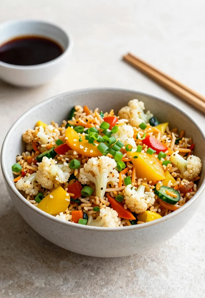 20 Family Prep Meals for the Week Guide (Menu + List) - 13. Cauliflower Fried Rice 1