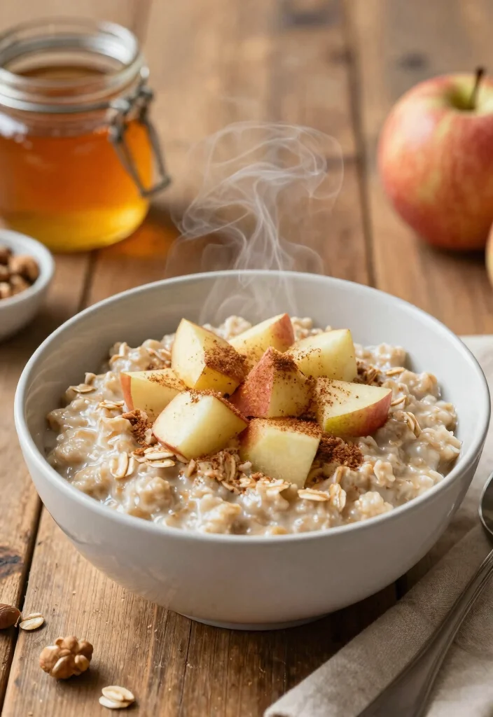 20 Family Prep Meals for the Week Guide (Menu + List) - 17. Apple Cinnamon Oatmeal 1