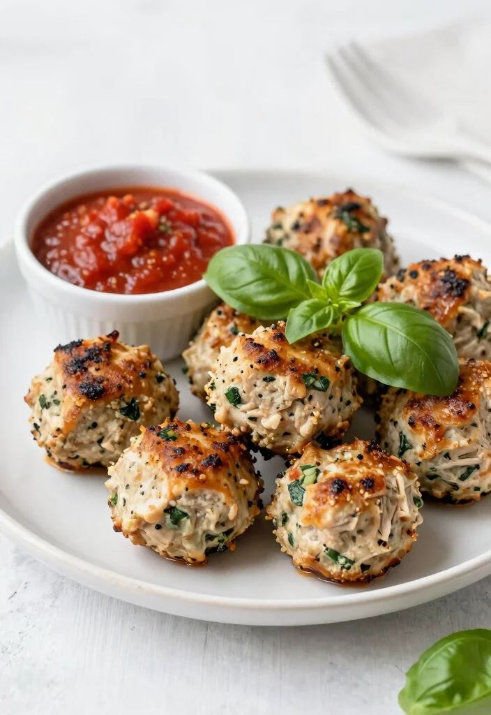 20 Family Prep Meals for the Week Guide (Menu + List) - 6. Turkey and Spinach Meatballs 1