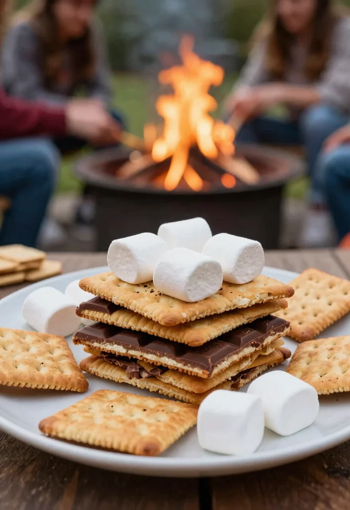 20 Family Reunion Food Ideas to Feed a Giant Crowd Easily - 10. S'mores Bar 1