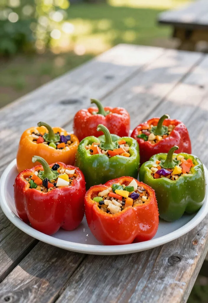 20 Family Reunion Food Ideas to Feed a Giant Crowd Easily - 13. Stuffed Peppers 1