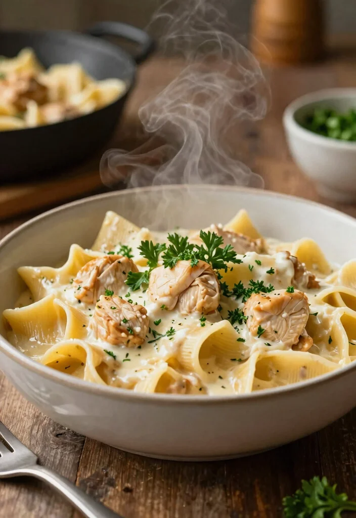 20 Family Reunion Food Ideas to Feed a Giant Crowd Easily - 17. Chicken Alfredo Pasta 1