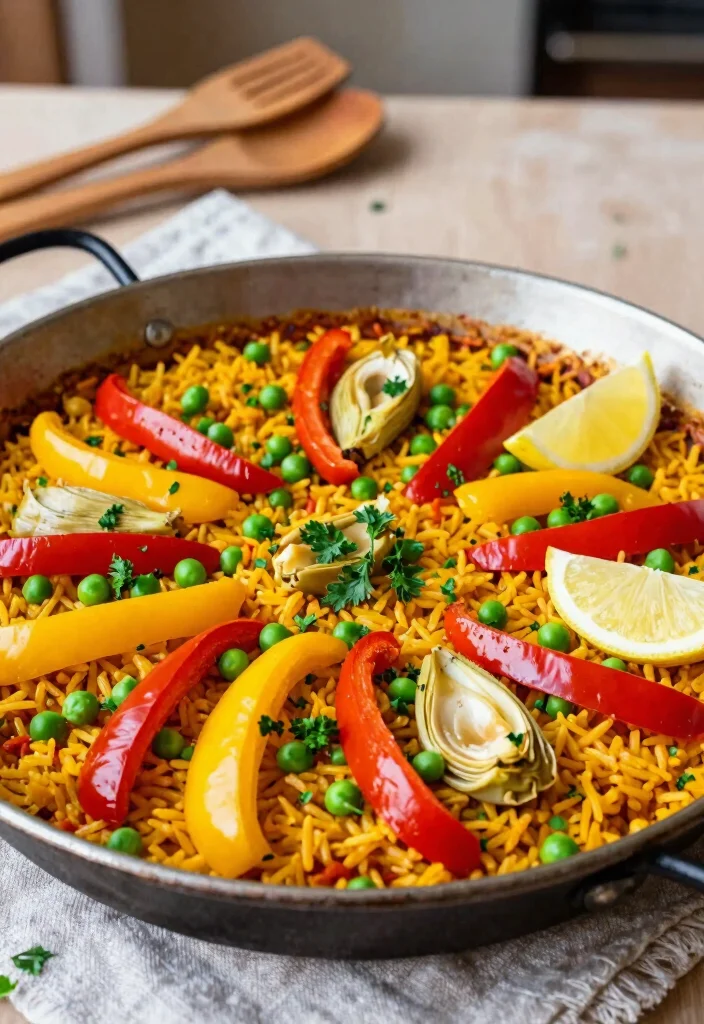 20 Family Style Meals Perfect for Sharing at the Dinner Table - 1. Veggie Paella 1