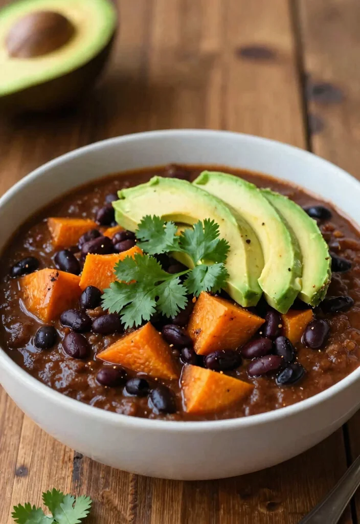 20 Family Style Meals Perfect for Sharing at the Dinner Table - 12. Sweet Potato and Black Bean Chili 1