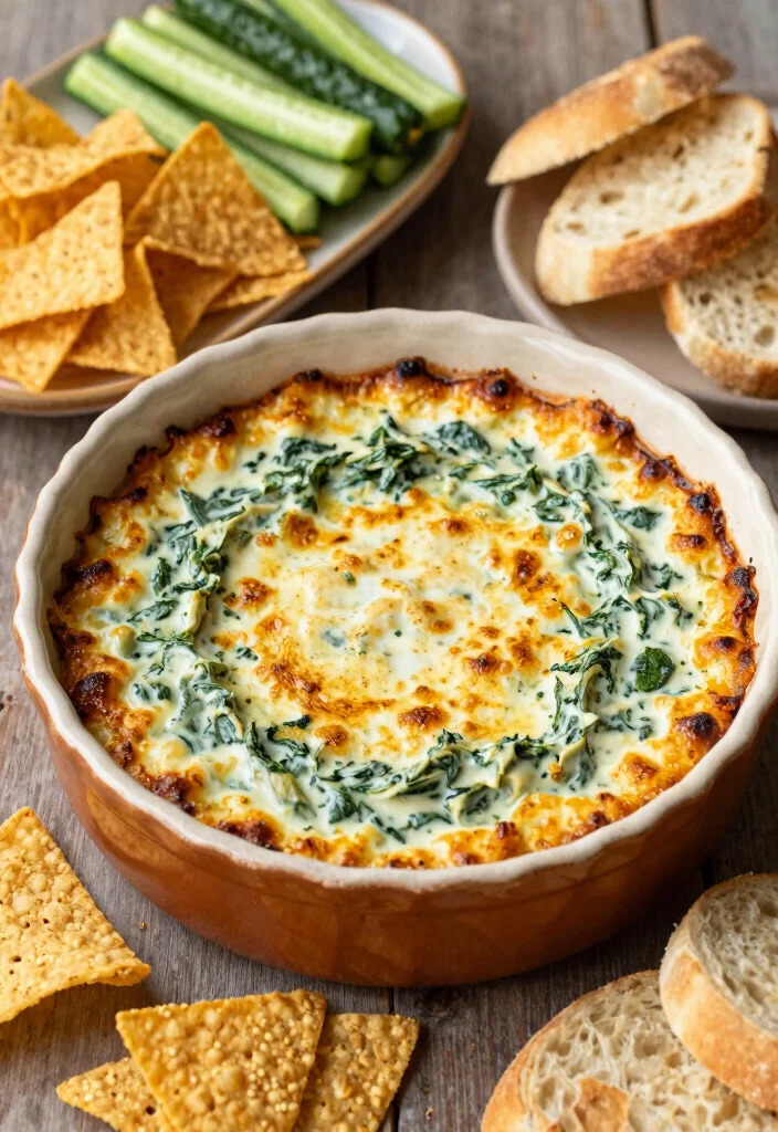 20 Family Style Meals Perfect for Sharing at the Dinner Table - 16. Creamy Spinach and Artichoke Dip 1