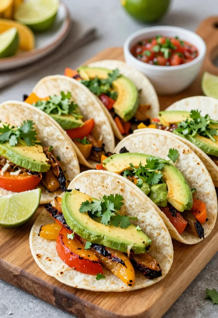 20 Family Style Meals Perfect for Sharing at the Dinner Table - 6. Roasted Vegetable Tacos 1