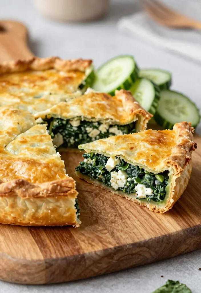 20 Family Style Meals Perfect for Sharing at the Dinner Table - 7. Spinach and Feta Pie 1