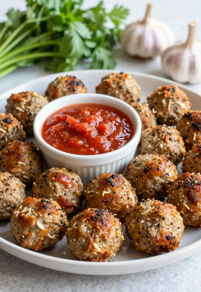 20 Healthy Family Meals Picky Eaters Won't Complain About - 19. Mini Turkey Meatballs with Dipping Sauce 1