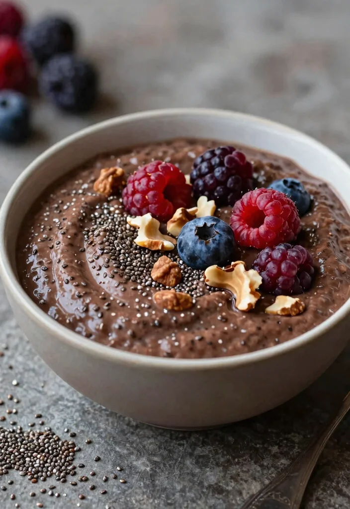 20 Healthy Family Meals Picky Eaters Won't Complain About - 20. Chocolate Chia Seed Pudding 1