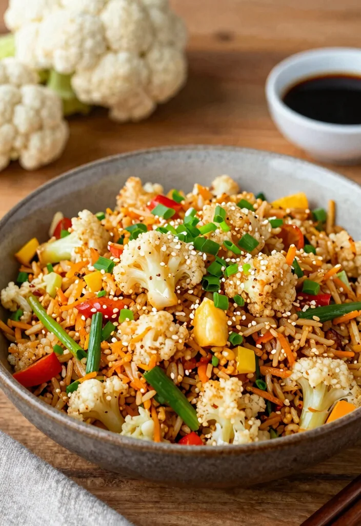 20 Low Carb Meals for the Whole Family (No Separate Dinners!) - 13. Cauliflower Fried Rice 1