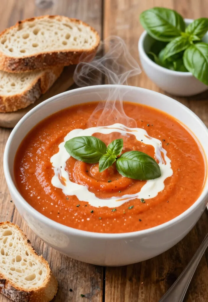 20 Low Carb Meals for the Whole Family (No Separate Dinners!) - 6. Creamy Tomato Basil Soup 1