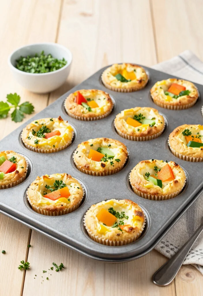 20 Low Carb Meals for the Whole Family (No Separate Dinners!) - 8. Egg Muffins with Veggies 1