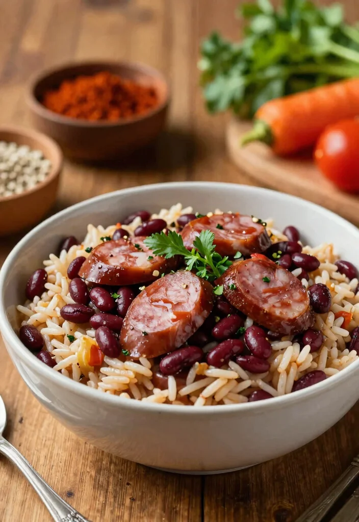 20 Soul Food Dinner Ideas Black Family Traditions (Classic & Modern) - 11. Red Beans and Rice 1