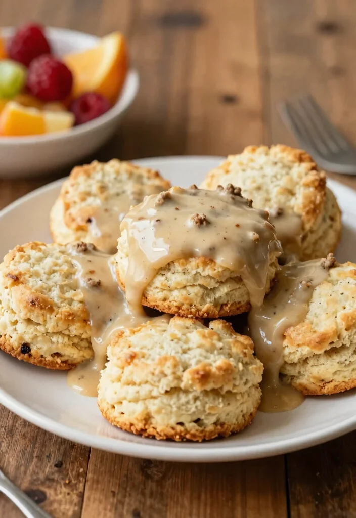 20 Soul Food Dinner Ideas Black Family Traditions (Classic & Modern) - 15. Biscuits and Gravy 1