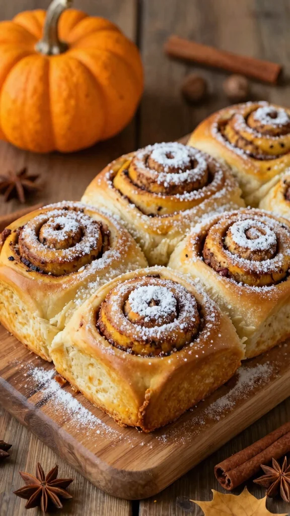 11 Banana Bread Cinnamon Rolls Recipes for a Sweet and Cozy Homemade Bake - 6. Spiced Pumpkin Banana Bread Cinnamon Rolls 1