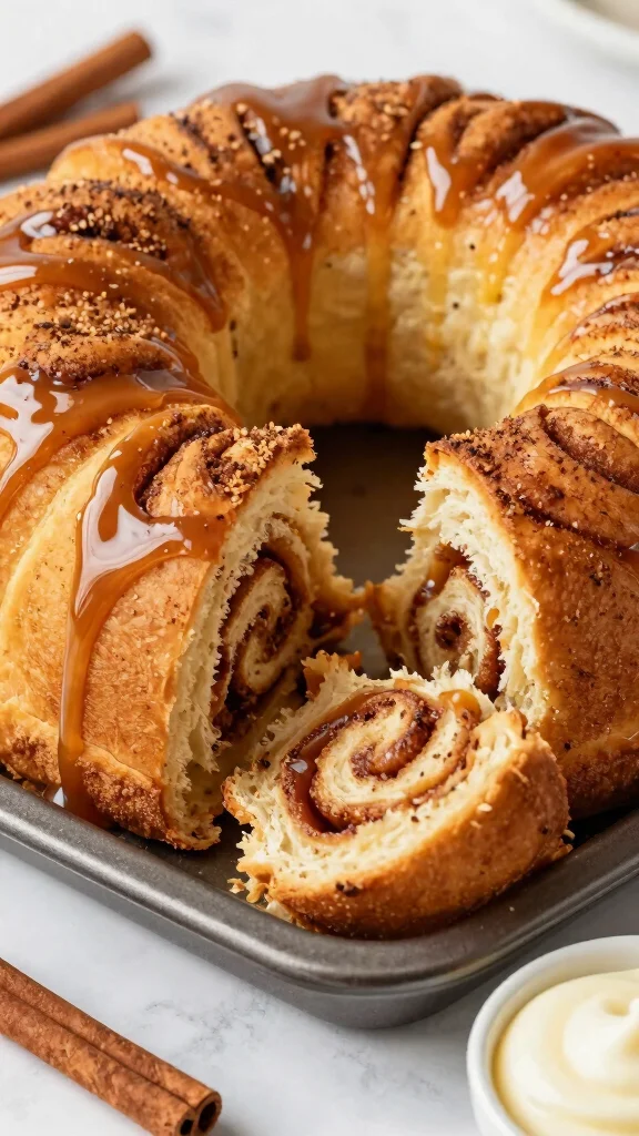 11 Monkey Bread with Cinnamon Rolls Recipes for an Easy Pull-Apart Sweet Treat - 1. Classic Cinnamon Roll Monkey Bread 1