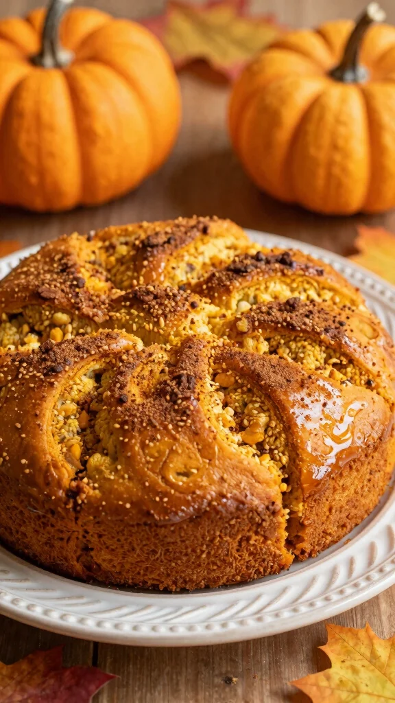 11 Monkey Bread with Cinnamon Rolls Recipes for an Easy Pull-Apart Sweet Treat - 11. Spiced Pumpkin Monkey Bread 1