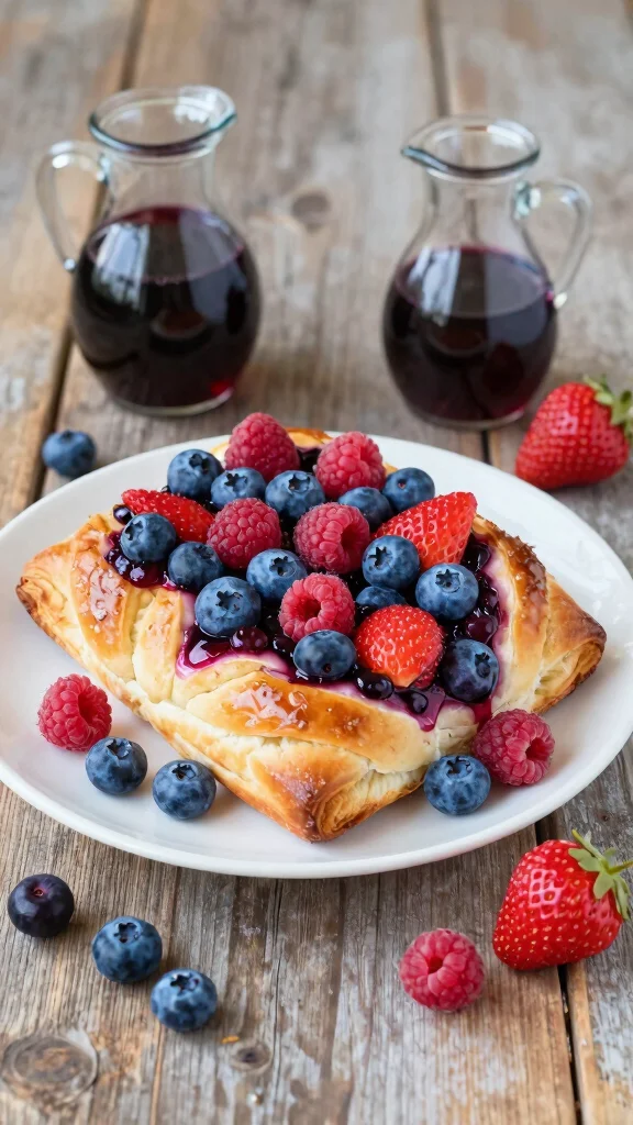 11 Monkey Bread with Cinnamon Rolls Recipes for an Easy Pull-Apart Sweet Treat - 5. Berry Burst Monkey Bread 1