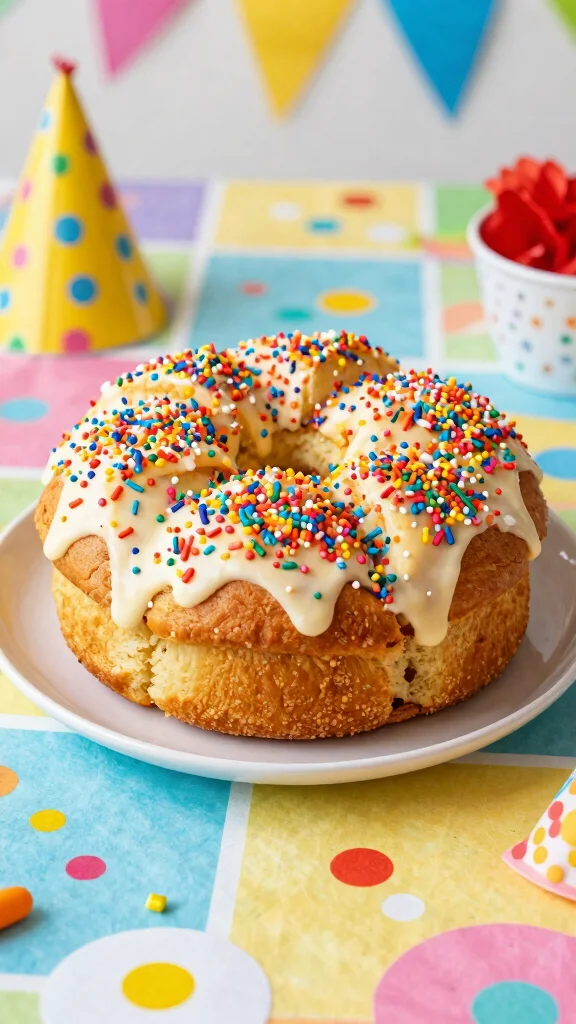 11 Monkey Bread with Cinnamon Rolls Recipes for an Easy Pull-Apart Sweet Treat - 9. Funfetti Monkey Bread 1