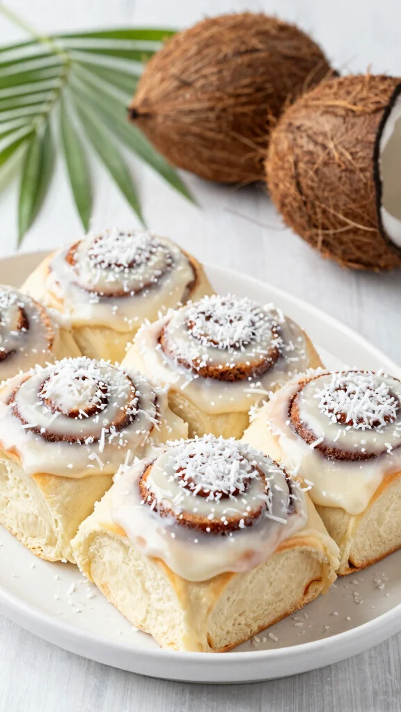 11 No Rise Cinnamon Rolls Recipes for Fast, Easy, Fresh-from-the-Oven Treats - 10. Coconut Cream No Rise Cinnamon Rolls 1