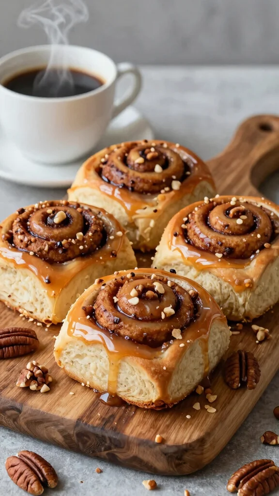 11 No Rise Cinnamon Rolls Recipes for Fast, Easy, Fresh-from-the-Oven Treats - 6. Maple Pecan No Rise Cinnamon Rolls 1