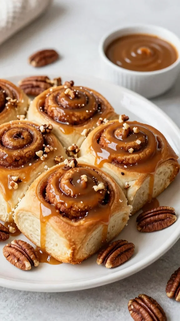 11 No Rise Cinnamon Rolls Recipes for Fast, Easy, Fresh-from-the-Oven Treats - 9. Caramel Pecan No Rise Cinnamon Rolls 1