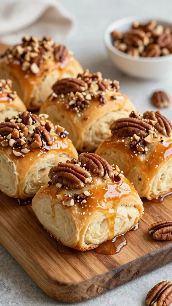 12 Bunny Cinnamon Rolls for Easter That Are Cute, Festive, and Fun to Bake - 5. Maple Pecan Bunny Rolls 1