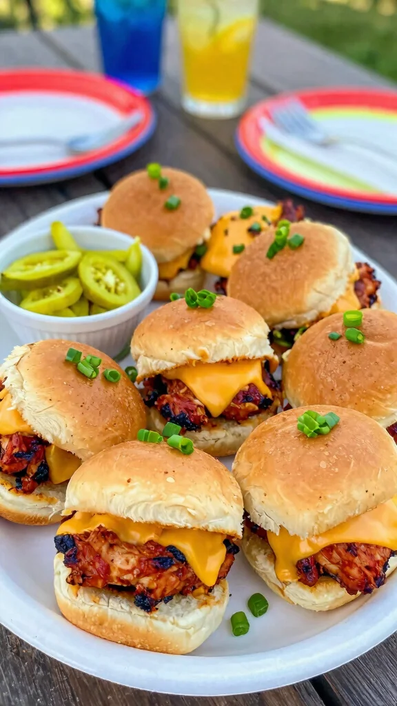 12 Club Sliders Recipes with Hawaiian Rolls for Easy Lunches and Party Trays - 2. BBQ Chicken Hawaiian Roll Sliders 1