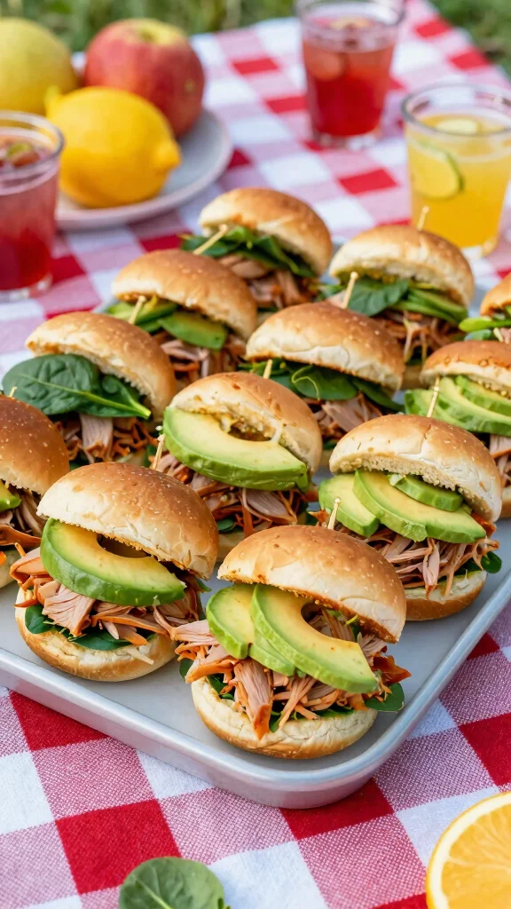 12 Club Sliders Recipes with Hawaiian Rolls for Easy Lunches and Party Trays - 3. Turkey and Avocado Hawaiian Roll Sliders 1