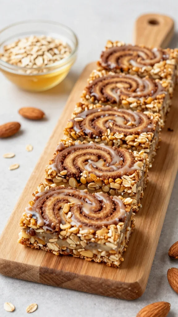 12 No Yeast Cinnamon Rolls Recipes for Quick Homemade Treats Without the Wait - 10. Cinnamon Roll Granola Bars 1