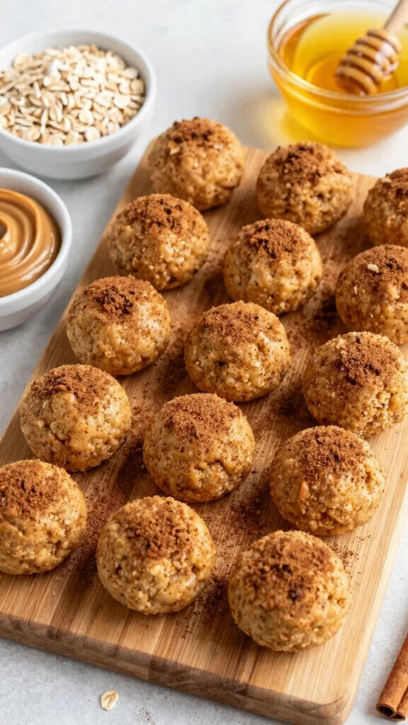 12 No Yeast Cinnamon Rolls Recipes for Quick Homemade Treats Without the Wait - 5. Cinnamon Roll Energy Bites 1