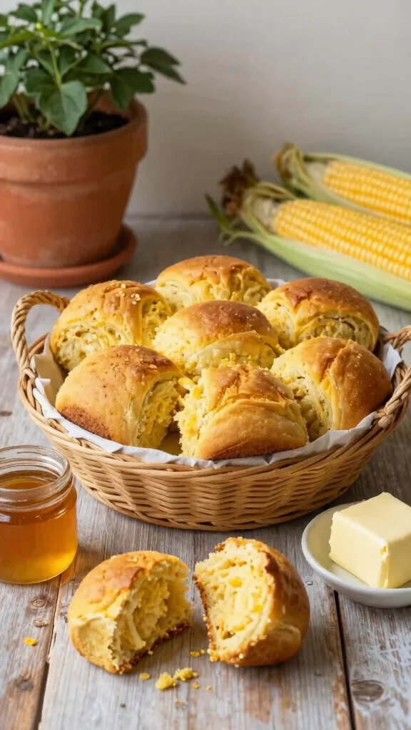 12 No Yeast Dinner Rolls Recipes for Quick Homemade Bread Without Proofing - 5. Simple No Yeast Cornbread Rolls 1