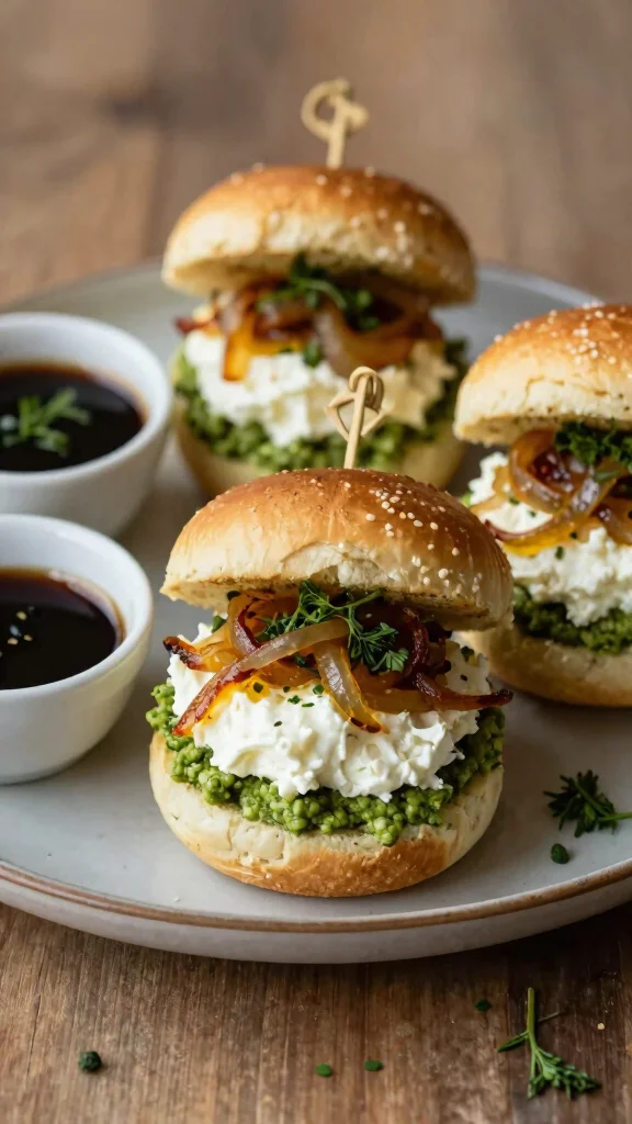 12 Pesto Sliders Recipes with Hawaiian Rolls for Fresh, Cheesy, Flavor-Packed Bites - 12. Pesto & Goat Cheese Sliders 1