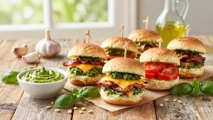 12 Pesto Sliders Recipes with Hawaiian Rolls for Fresh, Cheesy, Flavor-Packed Bites