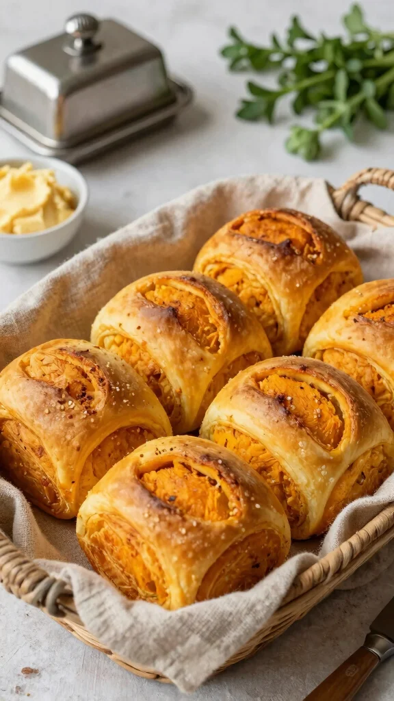 12 School Yeast Rolls Recipes That Taste Just Like the Cafeteria Favorite - 2. Sweet Potato Yeast Rolls 1