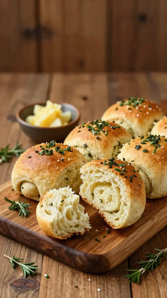 12 School Yeast Rolls Recipes That Taste Just Like the Cafeteria Favorite - 3. Garlic Herb Yeast Rolls 1