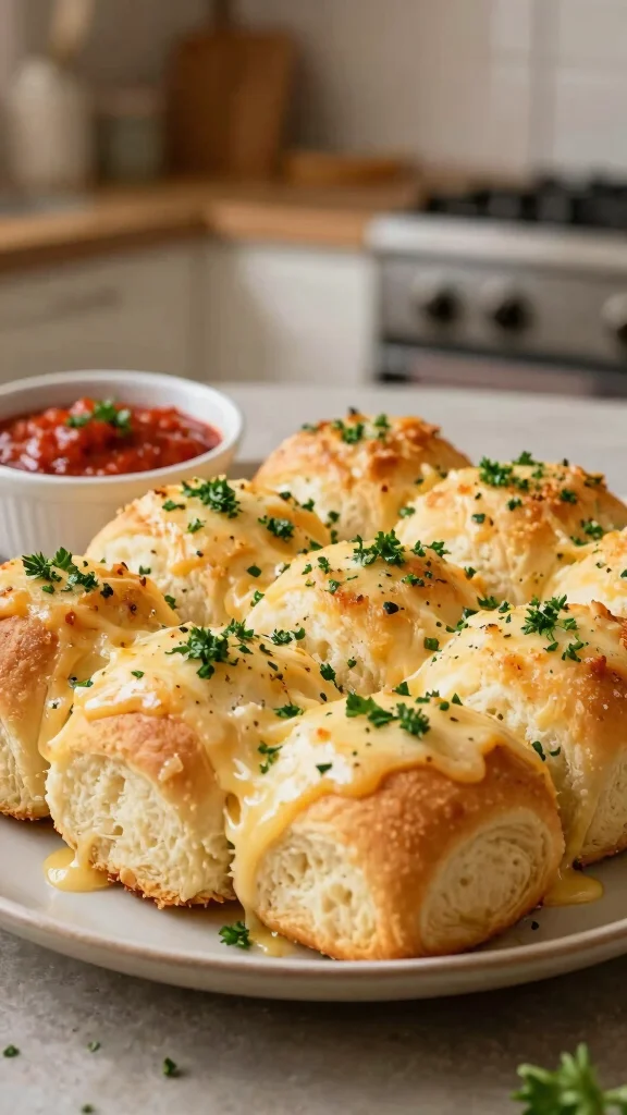 12 School Yeast Rolls Recipes That Taste Just Like the Cafeteria Favorite - 5. Cheesy Garlic Yeast Rolls 1