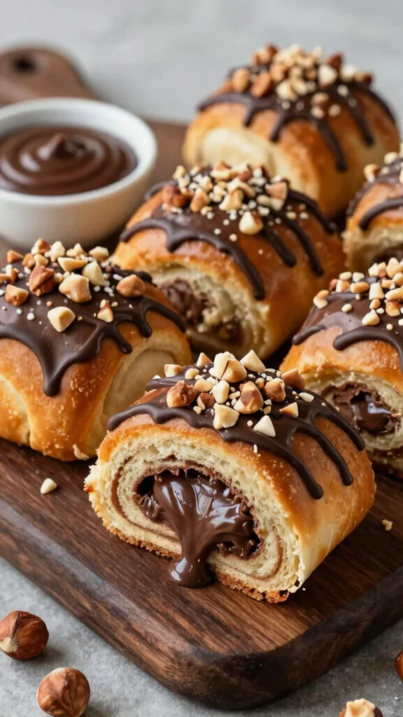 12 Sticky Buns with Cinnamon Rolls Ideas for Extra Gooey and Irresistible Treats - 3. Chocolate Hazelnut Sticky Rolls 1