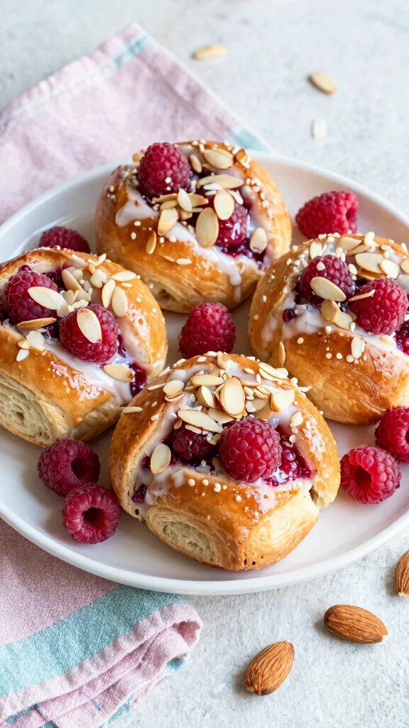 12 Sticky Buns with Cinnamon Rolls Ideas for Extra Gooey and Irresistible Treats - 6. Raspberry Almond Sticky Buns 1